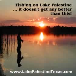 Fishing on Lake Palestine ... it doesn't get any better than this!