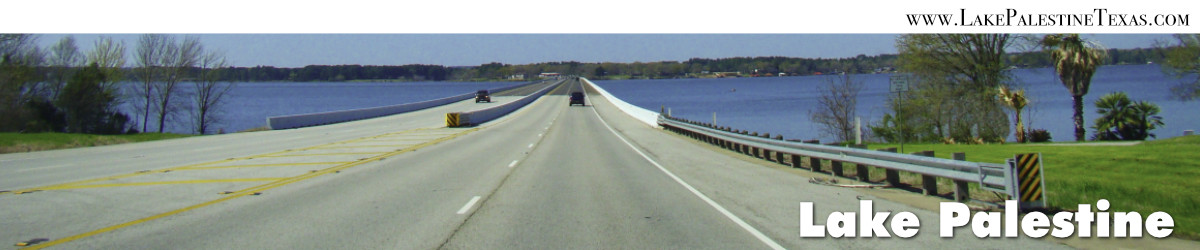 Lodging on Lake Palestine in East Texas: hotels, cabins, condos, lakefront resorts and home rentals